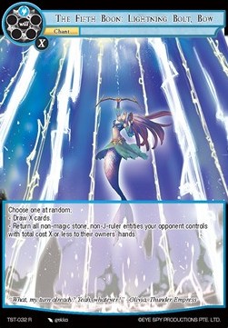 The Fifth Boon: Lightning Bolt, Bow - The Seventh