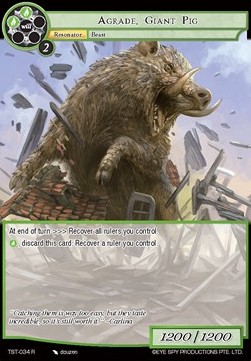 Agrade, Giant Pig - The Seventh