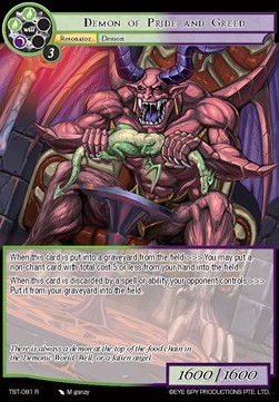 Demon of Pride and Greed - The Seventh