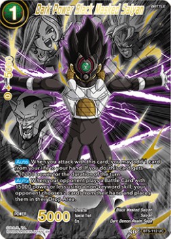 Dark Power Black Masked Saiyan - Vault Power Up Pack 2021
