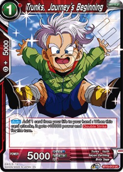 Trunks, Journey's Beginning - Saiyan Showdown