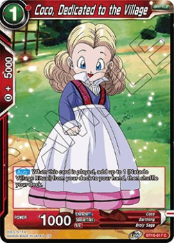 Coco, Dedicated to the Village - Saiyan Showdown