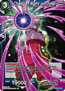 Champa, Right on Time - Saiyan Showdown