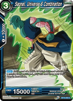 Saonel, Universe 6 Combination - Saiyan Showdown