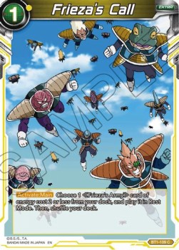 Frieza's Call - Reprints