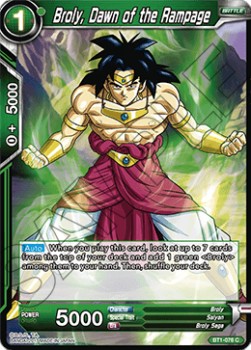 Broly, Dawn of the Rampage - Reprints