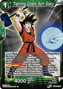 Training Goals Son Goku - Saiyan Showdown