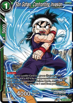 Son Gohan, Confronting Invasion - Saiyan Showdown