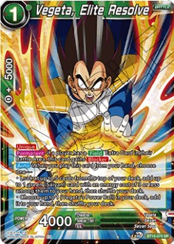 Vegeta, Elite Resolve - Saiyan Showdown