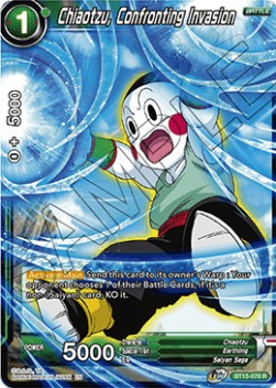 Chiaotzu, Confronting Invasion - Saiyan Showdown