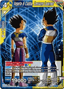 Vegeta & Cabba, Lessons Learned - Saiyan Showdown