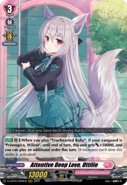 Attentive Deep Love, Ottilie [D Format] (V.1 - Triple Rare) - Lyrical Melody