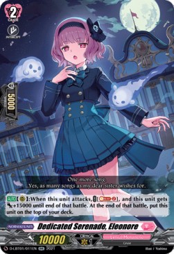 Dedicated Serenade, Eleonore [D Format] (V.1 - Double Rare) - Lyrical Melody