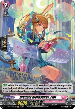 Distinct Wordsense, Flor [D Format] (V.2 - Holo) - Lyrical Melody