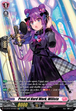 Proof of Hard Work, Wilista [D Format] (V.3 - Special Parallel) - Lyrical Melody