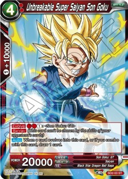 Unbreakable Super Saiyan Son Goku (V.1 - Starter Rare) - Mythic Booster