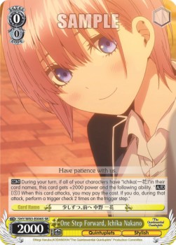 One Step Forward, Ichika Nakano (V.2 - Super Rare) - The Quintessential Quintuplets
