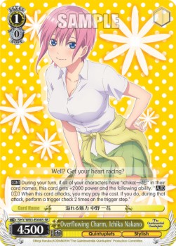 Overflowing Charm, Ichika Nakano (V.2 - Super Rare) - The Quintessential Quintuplets