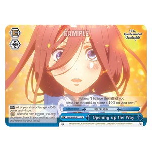 Opening up the Way (V.1 - Climax Rare)