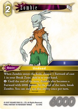 Zombie (15-074) - Crystal Dominion