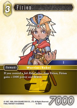 Firion (15-081) - Crystal Dominion