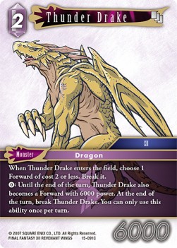 Thunder Drake (15-091) - Crystal Dominion
