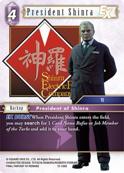 President Shinra (15-136) - Crystal Dominion