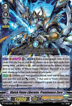 Bluish Flame Liberator, Prominence Core [V Format] (V.1 - Triple Rare) - V Clan Collection Vol.2