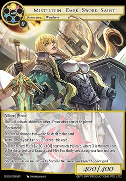 Misteltein, Dark Sword Saint - Game of Gods