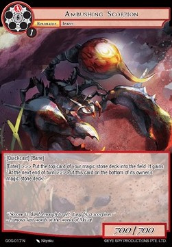 Ambushing Scorpion - Game of Gods