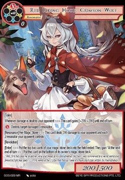 Red Riding Hood, Crimson Wolf - Game of Gods