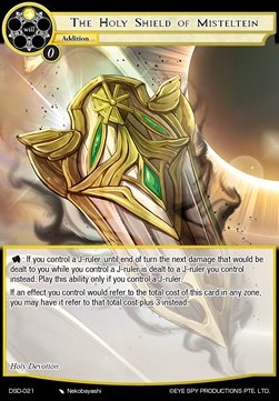 The Holy Shield of Misteltein - Starter Deck: Villains
