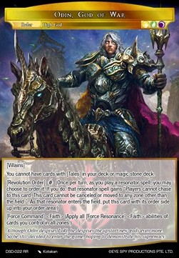 Odin, God of War // Order of Faith - Starter Deck: Villains