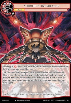 Cthulhu's Intimidation - Starter Deck: Tales