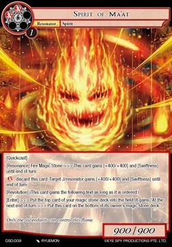 Spirit of Ma'at - Starter Deck: Tales