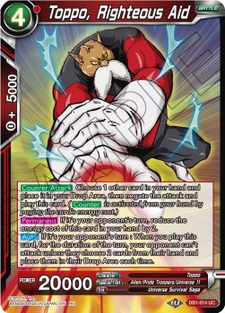 Toppo, Righteous Aid (V.1 - Uncommon) - Mythic Booster