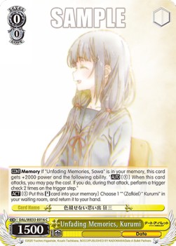 Unfading Memories, Kurumi - Date A Bullet