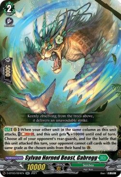 Sylvan Horned Beast, Gabregg [D Format] - Advance of Intertwined Stars