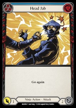 Head Jab (Blue) (Regular) - Ira Welcome Deck