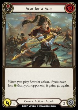 Scar for a Scar (Red) (Regular) - Ira Welcome Deck