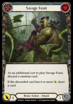 Savage Feast (Blue) (Regular) - Welcome to Rathe - Alpha