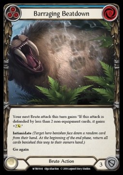 Barraging Beatdown (Blue) (Regular) - Welcome to Rathe - Alpha