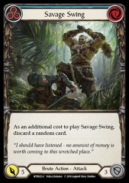 Savage Swing (Blue) (Regular) - Welcome to Rathe - Alpha