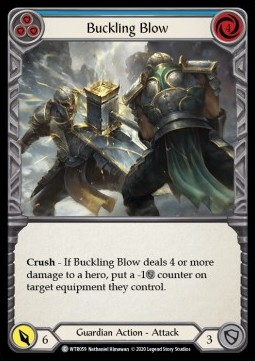 Buckling Blow (Blue) (Regular) - Welcome to Rathe - Unlimited