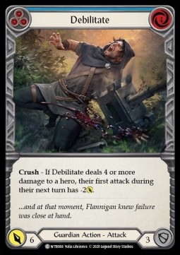 Debilitate (Blue) (Regular) - Welcome to Rathe - Unlimited