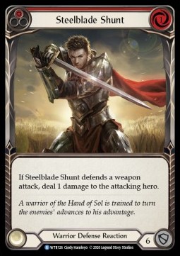 Steelblade Shunt (Red) (Regular) - Welcome to Rathe - Unlimited