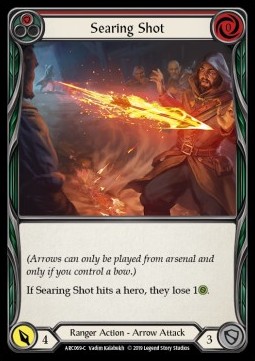 Searing Shot (Red) (Regular) - Arcane Rising - First