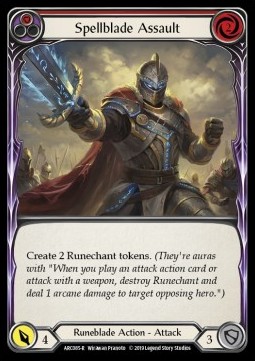Spellblade Assault (Red) (Regular) - Arcane Rising - First