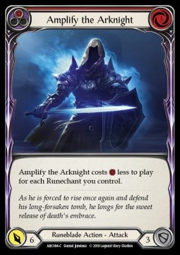 Amplify the Arknight (Red) (Regular) - Arcane Rising - First