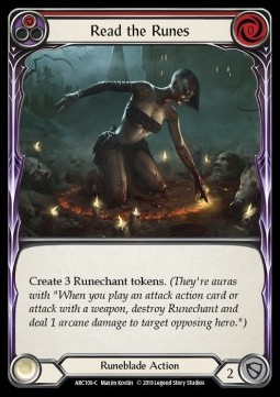 Read the Runes (Red) (Regular) - Arcane Rising - First